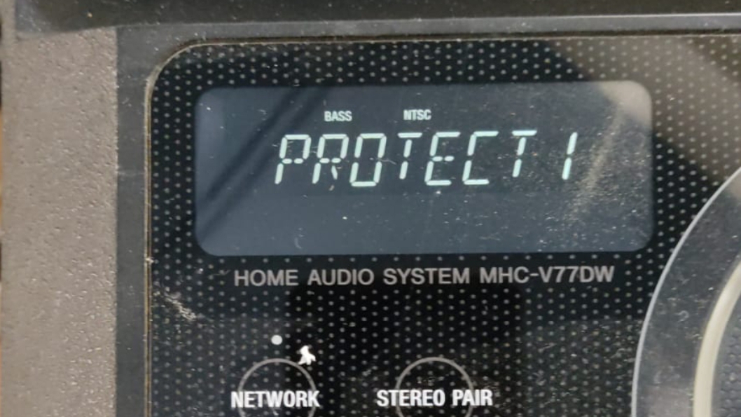 MHC-V77DW Sony Protect 1 Problem Repair In Dwarka