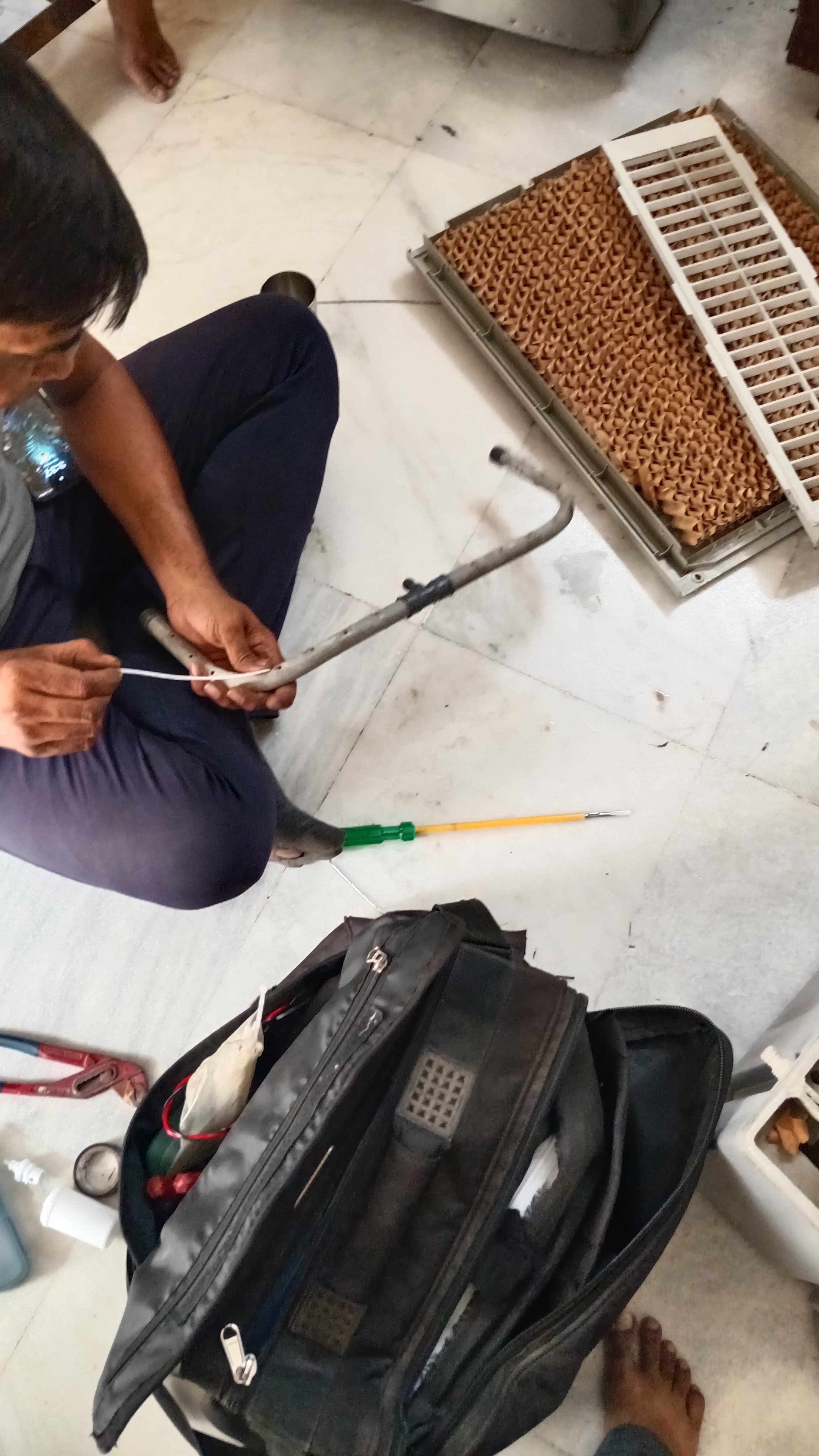 Cooler filter repair