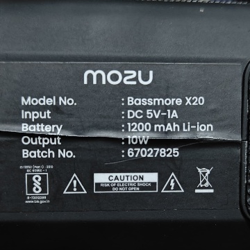 Mozu Bassmore X20 Speaker Repair in Dwarka Delhi