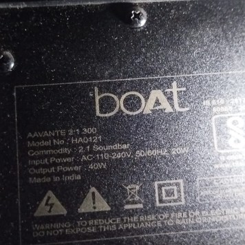 boAt Aavante 2.1 300 Soundbar Repair in Uttam Nagar 110059 Delhi | boAt Speaker Service